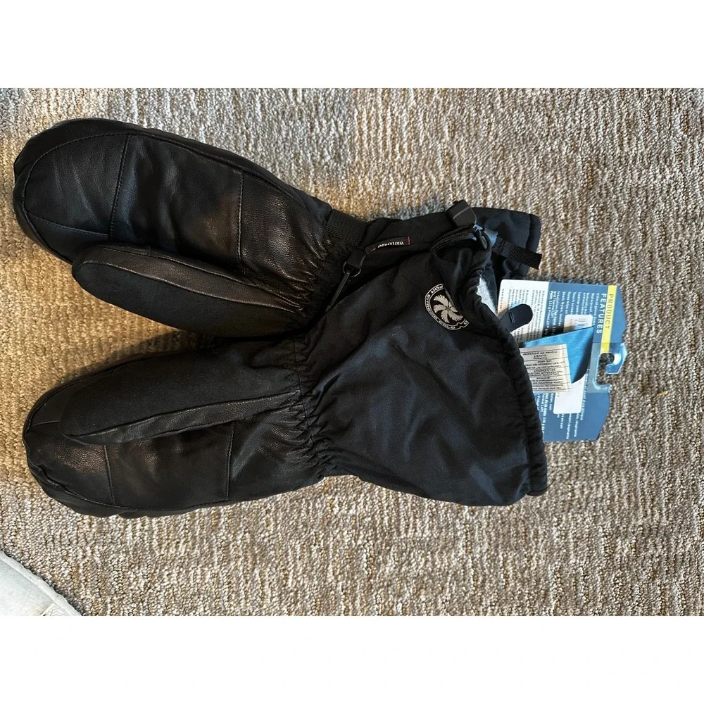 Ski-Doo Mens Absolute 0 Mitts Snowmobile Ski Gloves Size L NWT